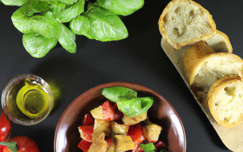 La vivanda di pane con olio pomodoro e basilico: panzanella, la semplicità della cucina contadina La vivanda di pane con olio pomodoro e basilico: panzanella, la semplicità della cucina contadina