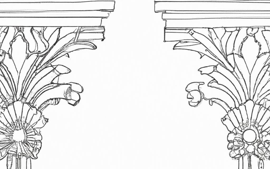 I capitelli con le volute: lo stile ionico tra eleganza e simmetria