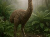 Gigantesco struzzo estinto: moa nella storia naturale